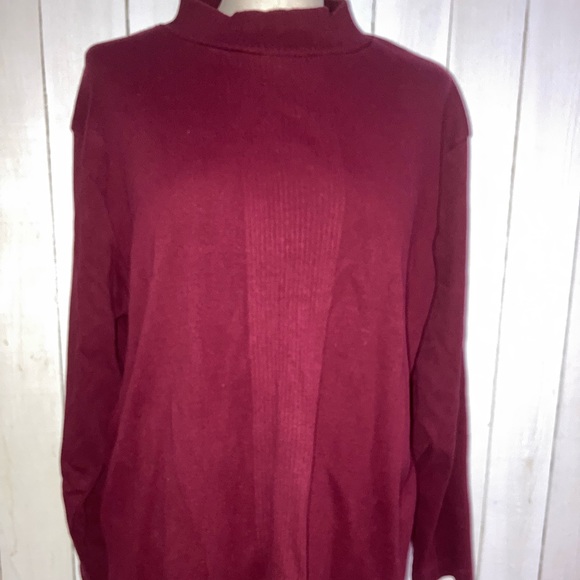 Dress Barn Tops Burgundy Dress Barn Top Poshmark